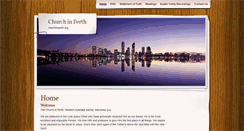 Desktop Screenshot of churchinperth.org